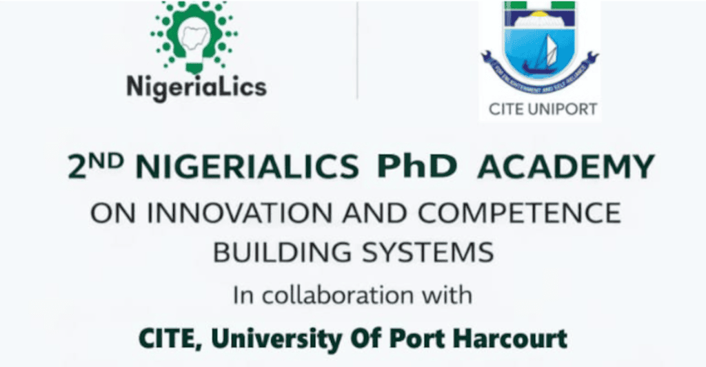 2nd NigeriaLics Phd Academy on Innovation and Competence Building Systems
